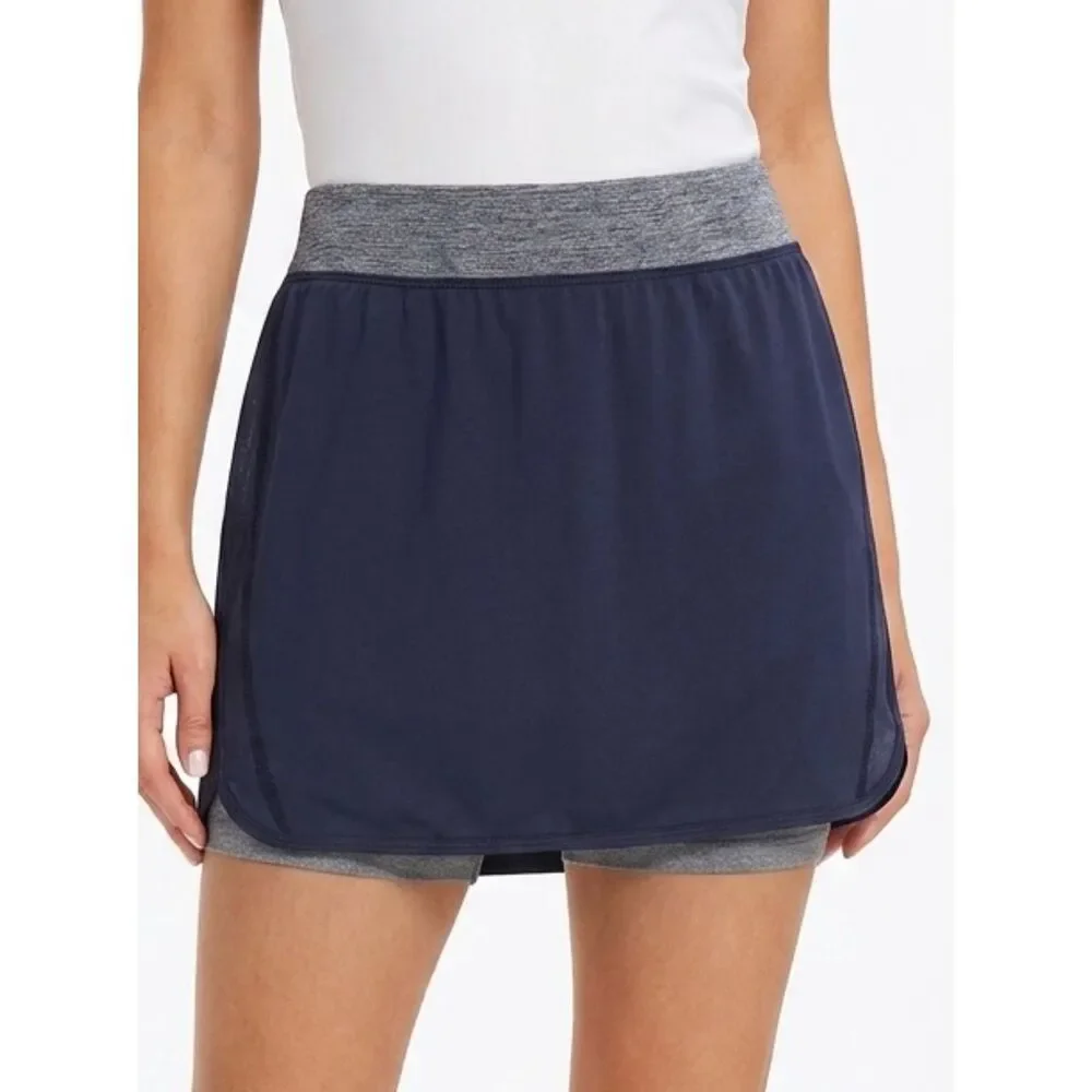 Athletic Tennis C9 Champion Navy Blue Polyester Skort Size L Large